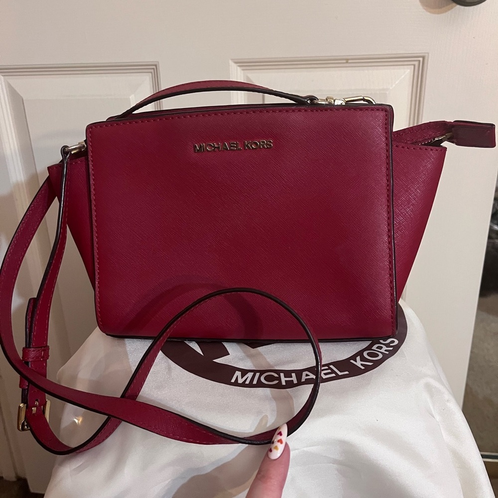 Michael Kors Red crossbody bag